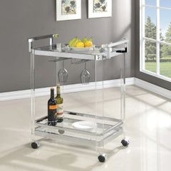  Xe đẩy rượu Bar cart Steve Silver Aerin 