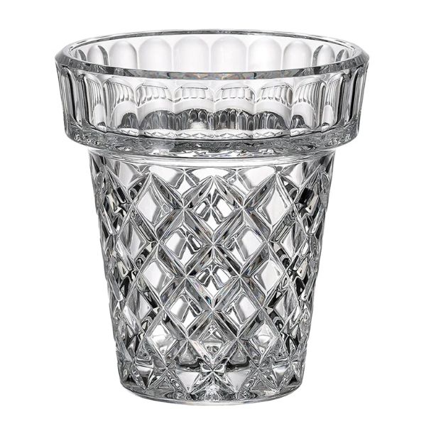 Xô đá Bohemia đường kính 17cm pha lê cao cấp của Séc