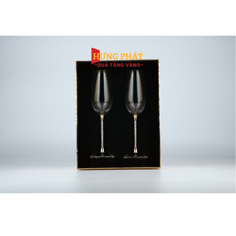 Ly champagne pha lê (A007.C)