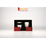 Cốc uống trà cá nhân dát vàng 24K