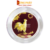 Chặn giấy tuổi Dậu dát vàng