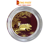 Chặn giấy tuổi Tý dát vàng