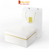 Ly rượu vang pha lê đúc vàng 24k (A001)