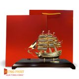 Mô Hình Thuyền Buồm Mạ Vàng (Mẫu L01)