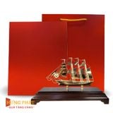 Mô Hình Thuyền Buồm Mạ Vàng (Mẫu M03)