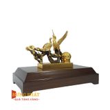 Tùng Hạc Diên Niên Dát Vàng 24K (Mẫu 5)