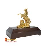 Ngựa Tài Lộc Dát Vàng 24K (Mẫu 1)