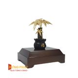 Chậu Cây Kim Ngân Dát Vàng 24K (Mẫu 1)
