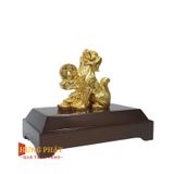 Tuất Phú Quý Dát Vàng 24K (Mẫu 2)