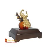 Đôi Công Hoa Mai Dát Vàng 24K (Mẫu 5)