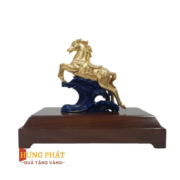 Ngựa Phi Nước Đại Dát Vàng 24K