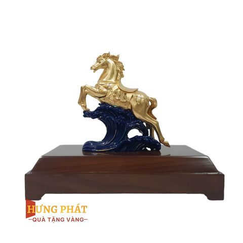 Ngựa Phi Nước Đại Dát Vàng 24K