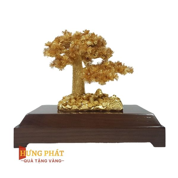 Cây Tùng La Hán Dát Vàng 24K (Mẫu 5)