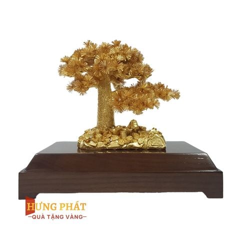 Cây Tùng La Hán Dát Vàng 24K (Mẫu 5)
