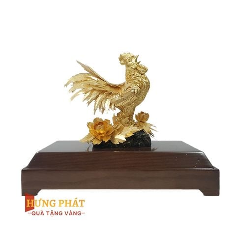 Gà Đại Cát Dát Vàng 24K