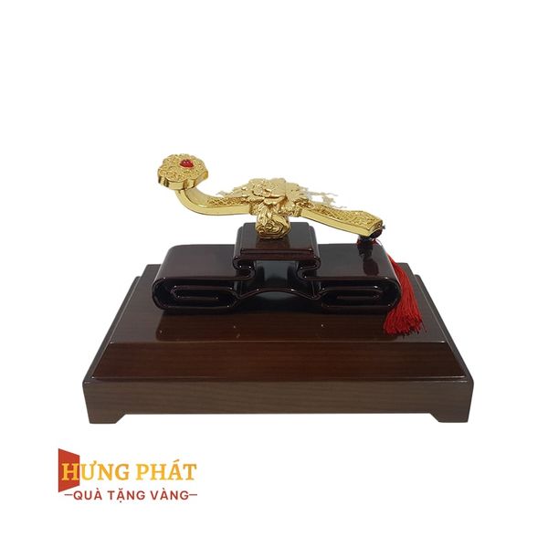 Gậy Như Ý Dát Vàng 24K