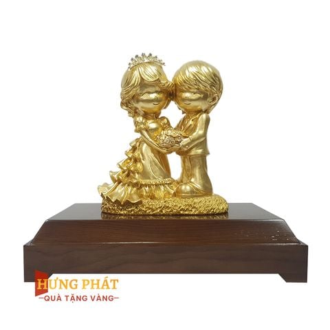 Cô Dâu Chú Rể Dát Vàng 24K (Mẫu 1)