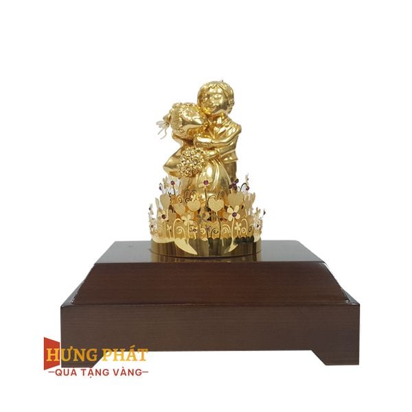 Cô Dâu Chú Rể Dát Vàng 24K (Mẫu 2)