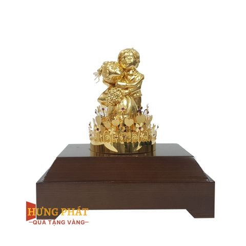 Cô Dâu Chú Rể Dát Vàng 24K (Mẫu 2)