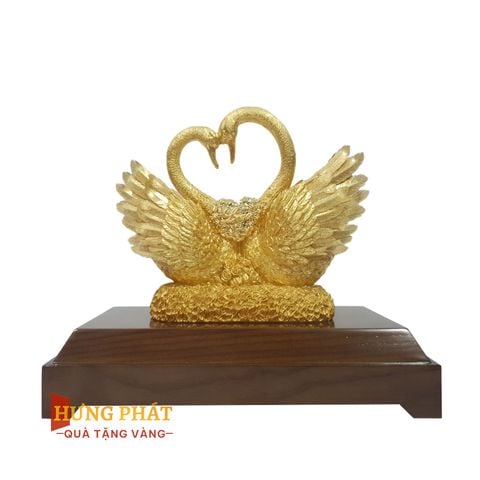 Đôi Thiên Nga Dát Vàng 24K (Mẫu 1)