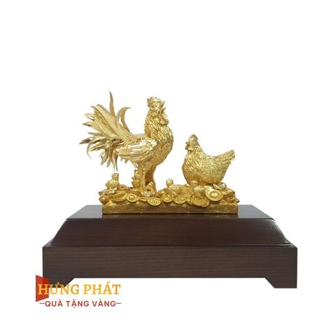 Đàn Gà Dát Vàng 24K