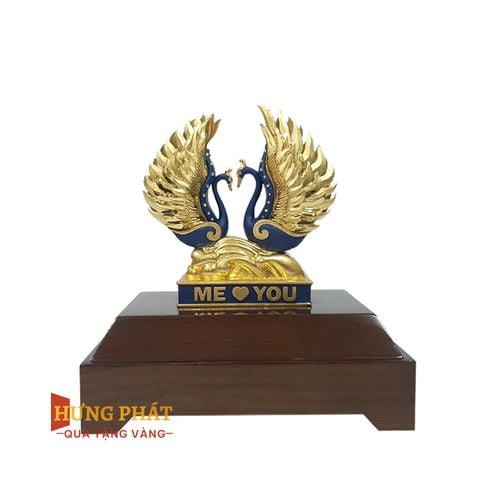 Đôi Thiên Nga Dát Vàng 24K (Mẫu 2)
