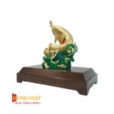 Cá Rồng Tài Lộc Dát Vàng 24K