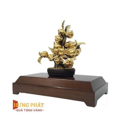 Cây Đào Trường Thọ Dát Vàng 24K