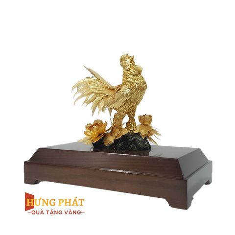 Gà Đại Cát Dát Vàng 24K
