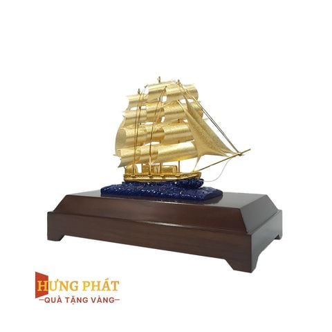 Thuyền Buồm Dát Vàng 24K (Mẫu 1)