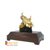 Đôi Công Hoa Mẫu Đơn Dát Vàng 24K (Mẫu 6)