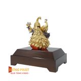 Đôi Công Hoa Mai Dát Vàng 24K (Mẫu 5)