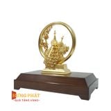 Đôi Công Hoa Mai Dát Vàng 24K (Mẫu 4)