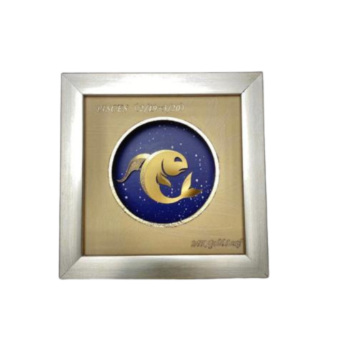 Tranh Song Ngư Dát Vàng 24K