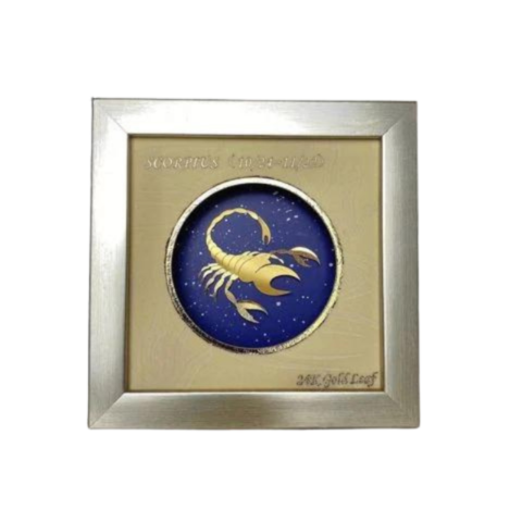 Tranh Bọ Cạp Dát Vàng 24K