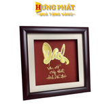 Tranh Chữ Danh Dát Vàng 24K