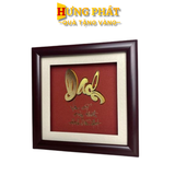 Tranh Chữ Danh Dát Vàng 24K