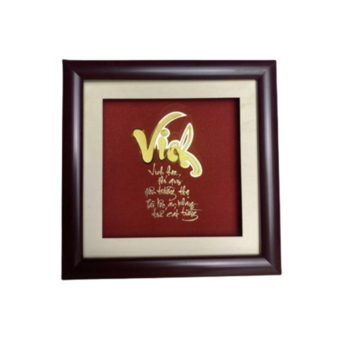 Tranh Chữ Vinh Dát Vàng 24K