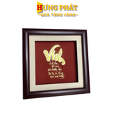 Tranh Chữ Vinh Dát Vàng 24K