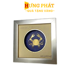 Tranh Cự Giải Dát Vàng 24K