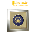 Tranh Cự Giải Dát Vàng 24K