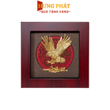 Tranh đại bàng tung cánh dát vàng (20x20cm)