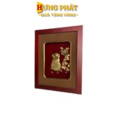 Tranh Heo Dát Vàng 24K