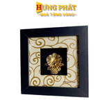 Tranh Hoa Lan Dát Vàng 24K