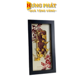 Tranh Hoa Mai Chim Én Dát Vàng 24K