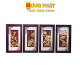 Tranh Hoa Mai Dát Vàng 24K