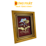 Tranh Hoa Sen Dát Vàng 24K