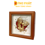 Tranh Hộp Nhạc Tình Nhân Dát Vàng 24K