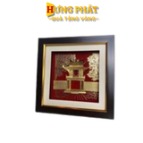 Tranh Khuê Văn Các Dát Vàng 24K
