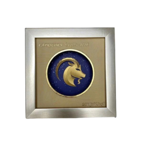 Tranh Ma Kết Dát Vàng 24K